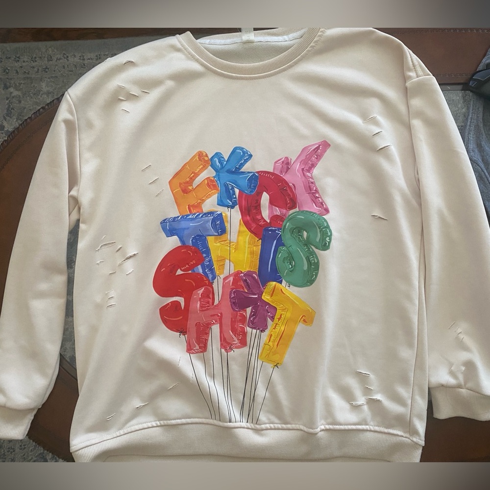 Colorful Graphic Sweatshirt